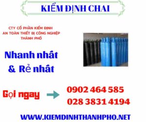 Hình ảnh kiểm định Chai