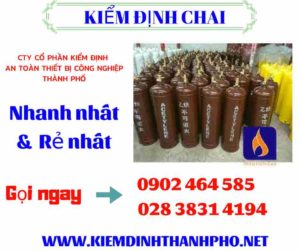 Hình ảnh kiểm định Chai