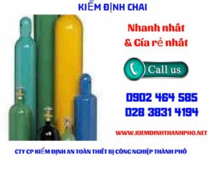 Hình ảnh kiểm định Chai