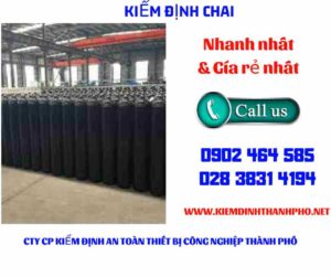 Hình ảnh kiểm định Chai