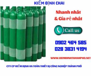 Hình ảnh kiểm định Chai