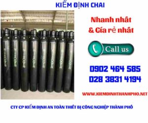 Hình ảnh kiểm định Chai