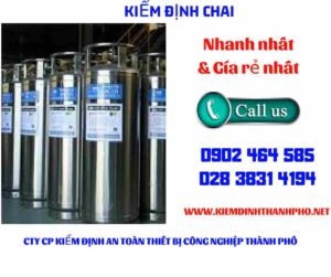 Hình ảnh kiểm định Chai