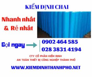 Hình ảnh kiểm định Chai