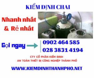 Hình ảnh kiểm định Chai