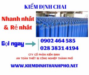 Hình ảnh kiểm định Chai