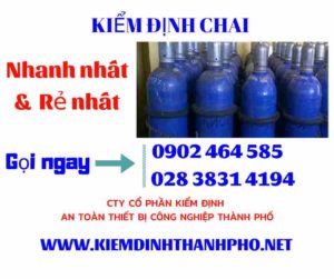 Hình ảnh kiểm định Chai