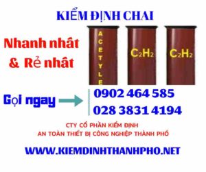 Hình ảnh kiểm định Chai