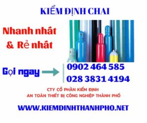 Hình ảnh kiểm định Chai