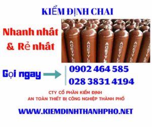 Hình ảnh kiểm định Chai