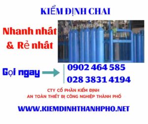 Hình ảnh kiểm định Chai