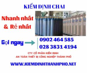 Hình ảnh kiểm định Chai