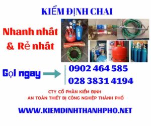 Hình ảnh kiểm định Chai