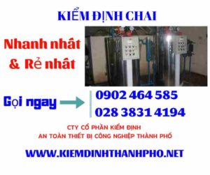 Hình ảnh kiểm định Chai