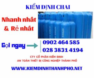 Hình ảnh kiểm định Chai