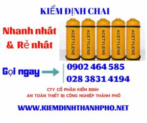 Hình ảnh kiểm định Chai