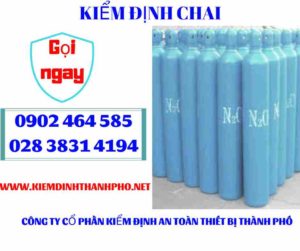 Hình ảnh kiểm định Chai