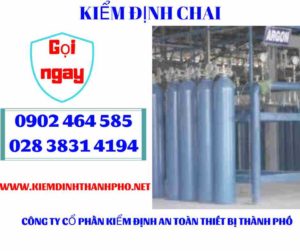 Hình ảnh kiểm định Chai