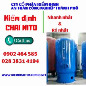 Hình ảnh kiểm định Chai Nito