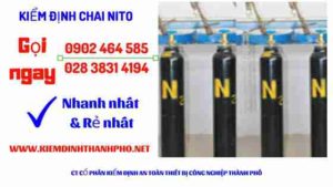 Hình ảnh kiểm định Chai Nito