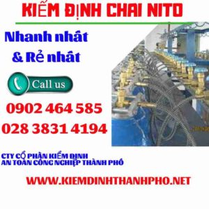 Hình ảnh kiểm định Chai Nito