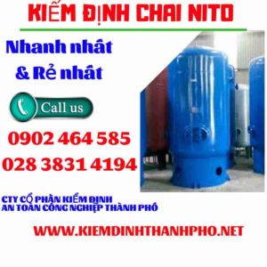 Hình ảnh kiểm định Chai Nito