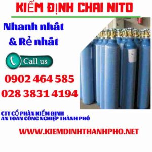 Hình ảnh kiểm định Chai Nito