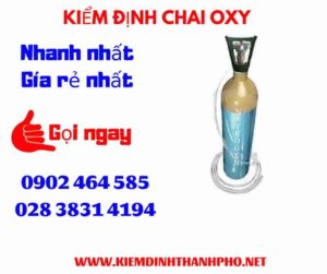 Hình ảnh kiểm định Chai Nito