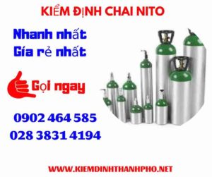 Hình ảnh kiểm định Chai Nito