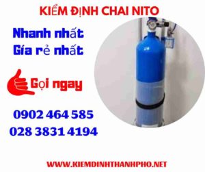 Hình ảnh kiểm định Chai Nito