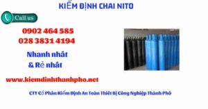 Hình ảnh kiểm định Chai Nito