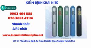 Hình ảnh kiểm định Chai Nito