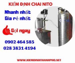 Hình ảnh kiểm định Chai Nito