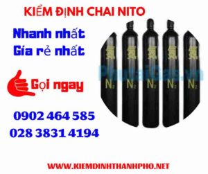 Hình ảnh kiểm định Chai Nito