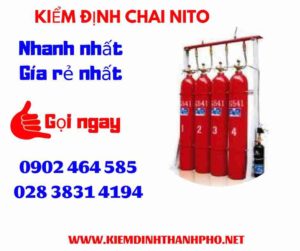 Hình ảnh kiểm định Chai Nito