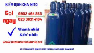 Hình ảnh kiểm định Chai Nito