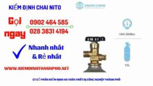 Hình ảnh kiểm định Chai Nito