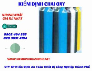 Hình ảnh kiểm định Chai Oxy