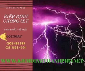 Hình ảnh kiểm định chống sét