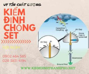 Hình ảnh kiểm định chống sét