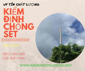 Hình ảnh kiểm định chống sét