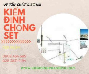 Hình ảnh kiểm định chống sét