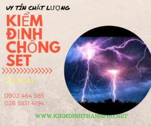 Hình ảnh kiểm định chống sét