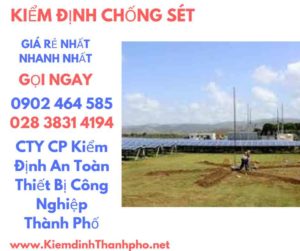 HÌnh ảnh kiểm định chống sét