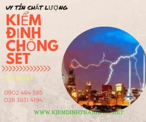 Hình ảnh kiểm định chống sét