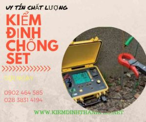 Hình ảnh kiểm định chống sét