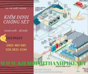 Hình ảnh kiểm định chống sét