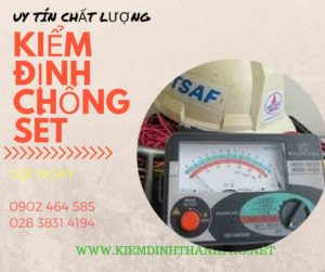 Hình ảnh kiểm định chống sét