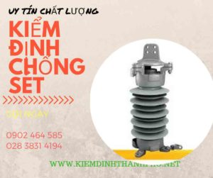 Hình ảnh kiểm định chống sét