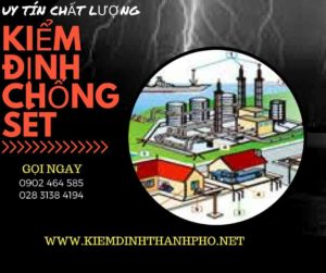 Hình ảnh kiểm định chống sét